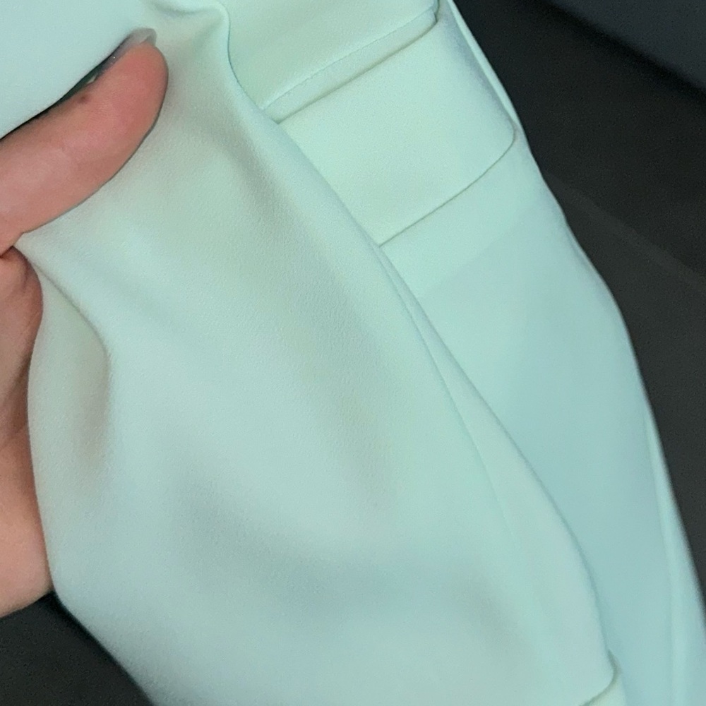 BCBG Light Green Double-Breasted Blazer - Picture 6 of 6